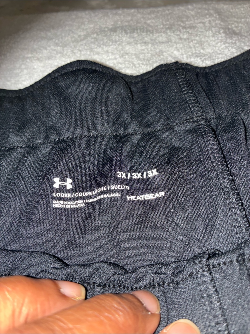 NWT Under Armour Black Athletic 3.0 Shorts with Pink Trim and Branded Waistband - Picture 2 of 8